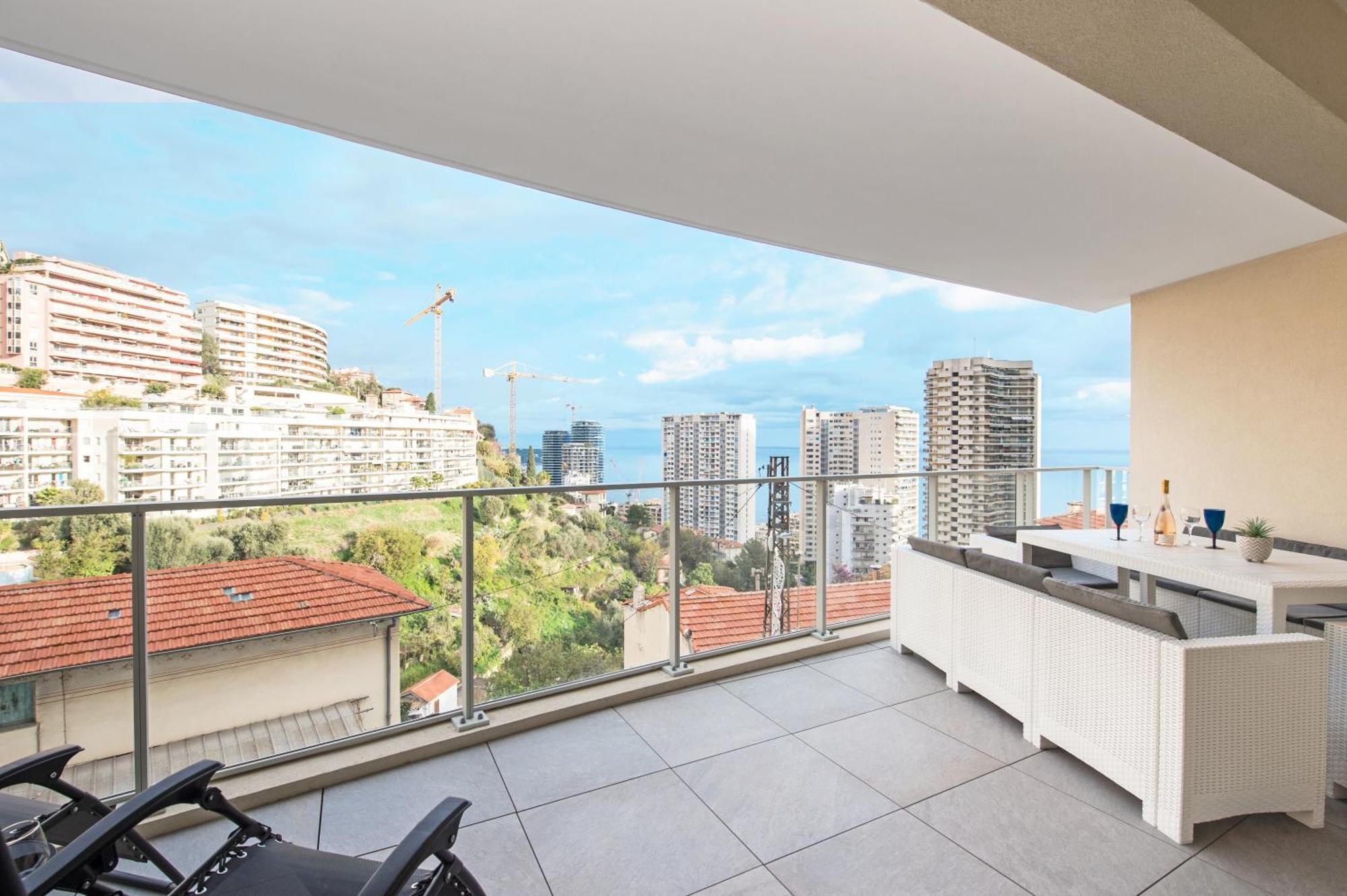 Grande Terrasse - Vue Mer - Parking - Bk Beausoleil Exterior photo