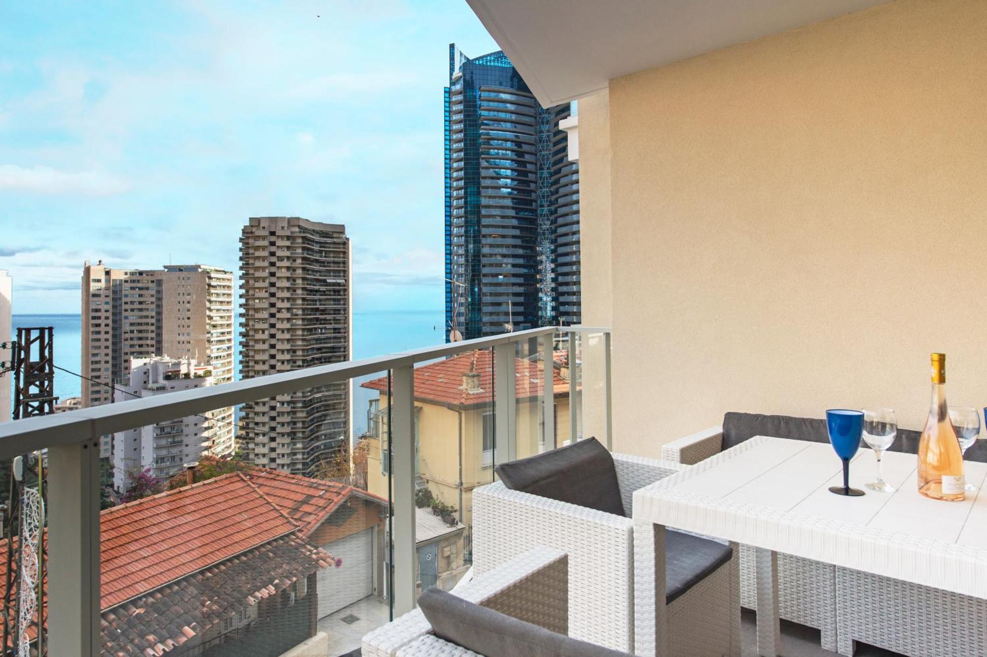 Grande Terrasse - Vue Mer - Parking - Bk Beausoleil Exterior photo