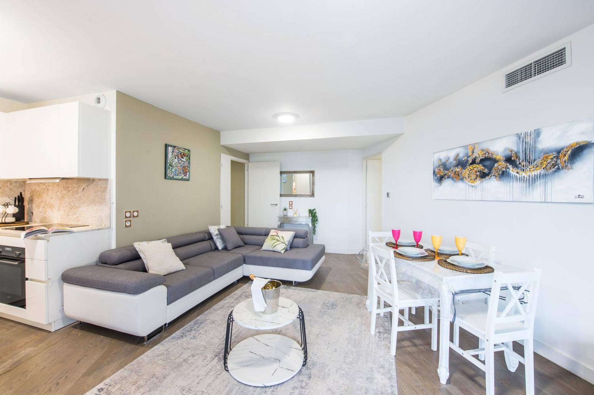 Grande Terrasse - Vue Mer - Parking - Bk Beausoleil Exterior photo