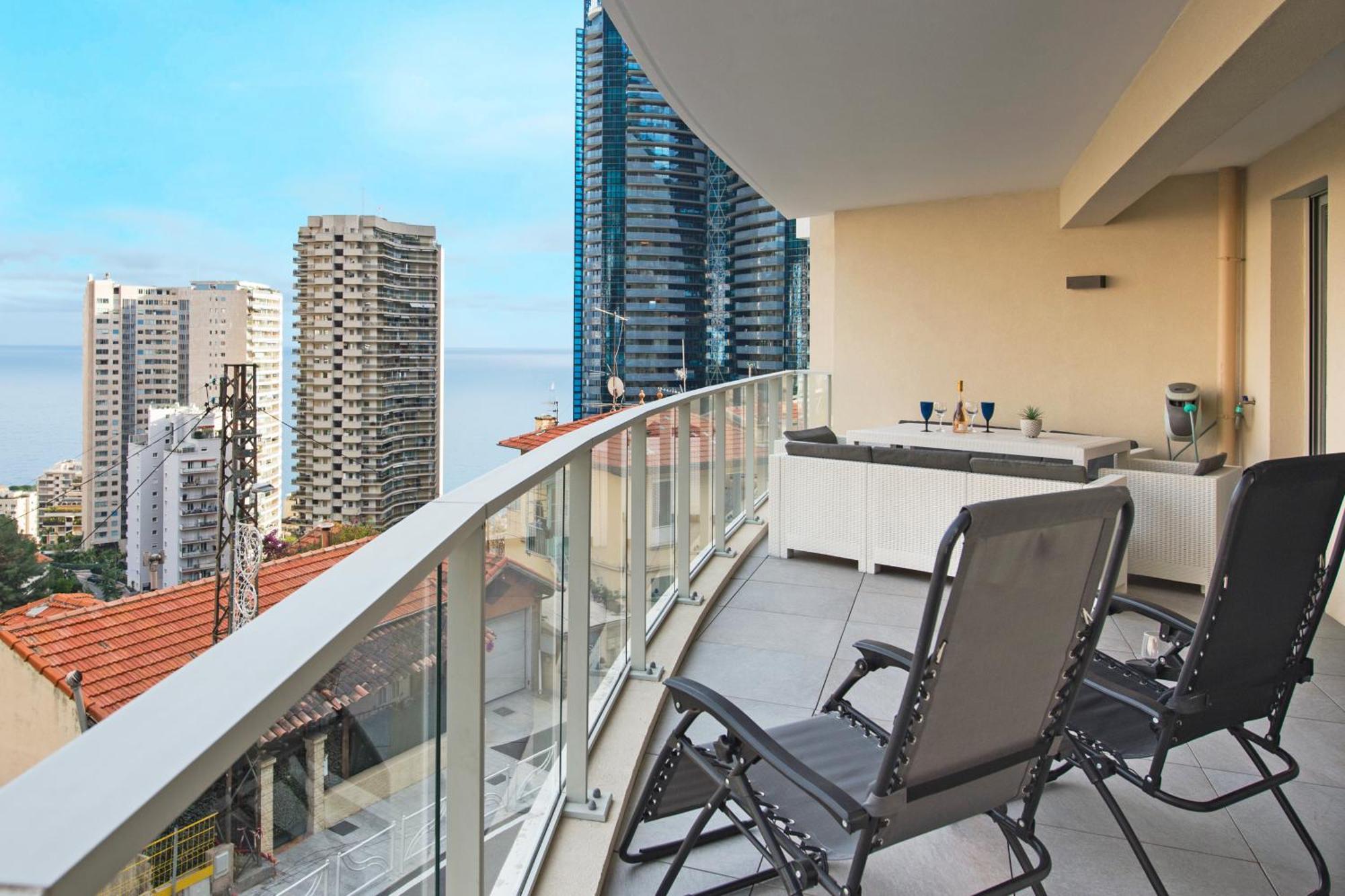 Grande Terrasse - Vue Mer - Parking - Bk Beausoleil Exterior photo