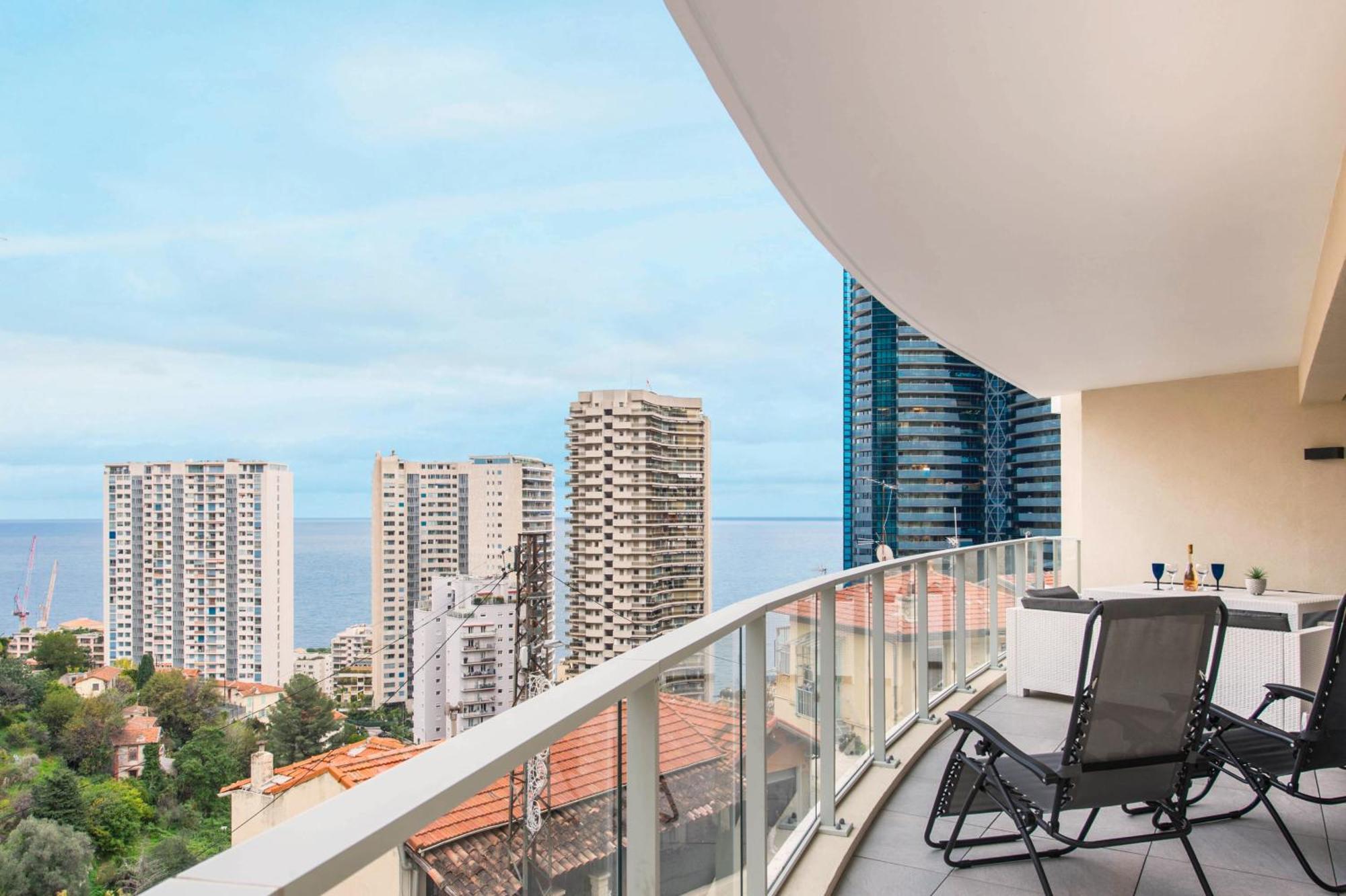 Grande Terrasse - Vue Mer - Parking - Bk Beausoleil Exterior photo